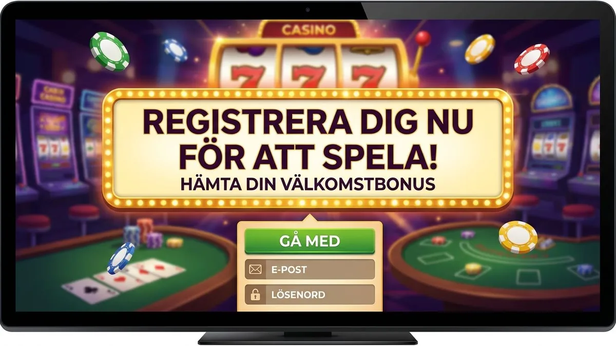 Registrera dig med bonus